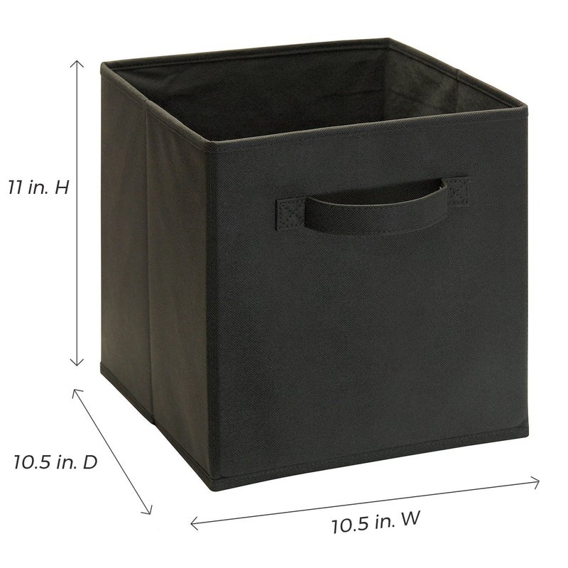 ClosetMaid 3784 Cubeicals Fabric Drawer, Black, 2-Pack - Image 4